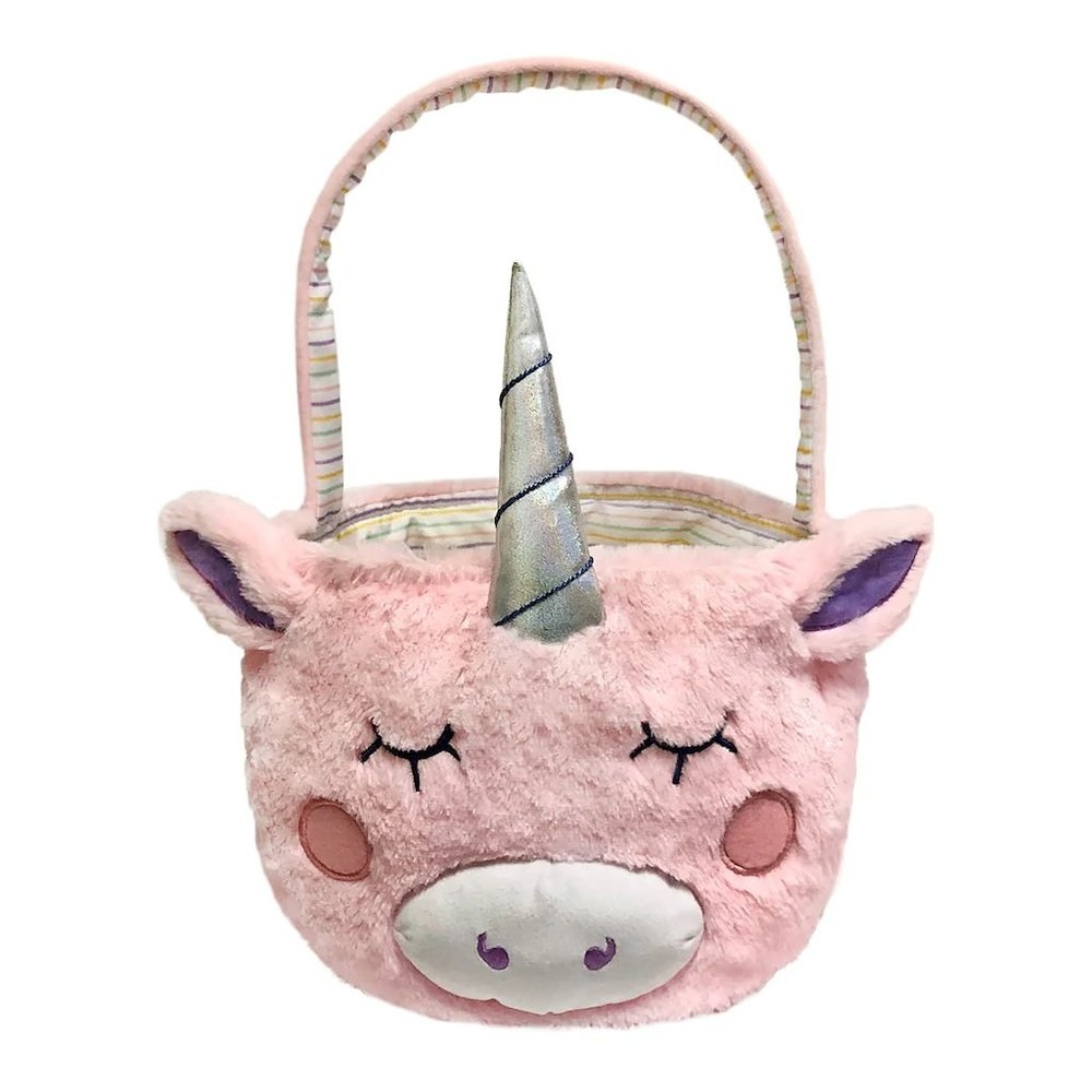 Celebrate Easter Together Plush Easter Basket -- Stuffed Animal Unicorn  NWT